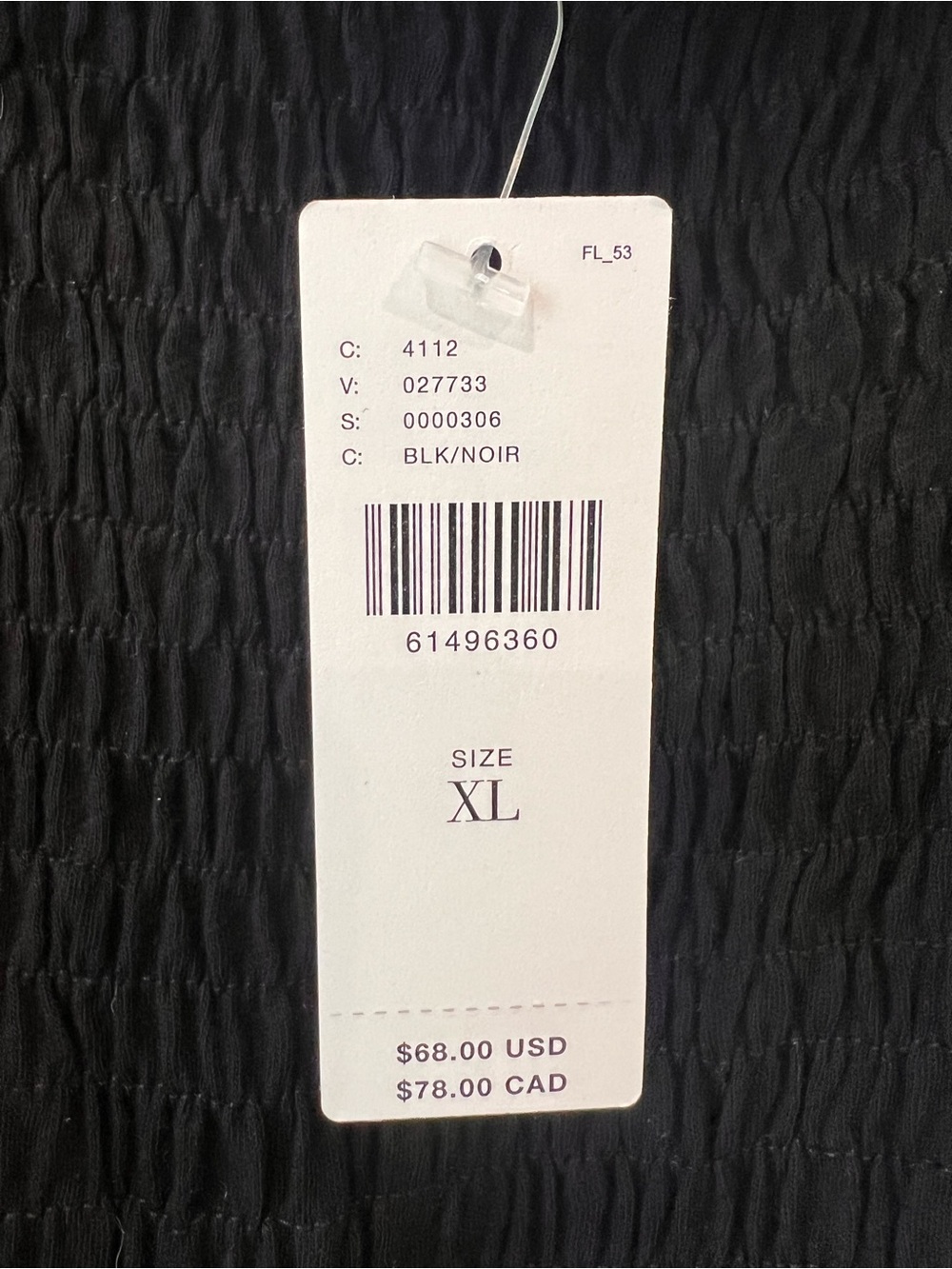 NWT Anthropologie x eri + ali “Stephanie” Smocked Eyelet Tie Peplum Top - XL - Picture 8 of 9